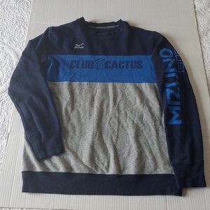 Mizuno Womens Volleyball Sweatshirt M Pullover Sweater CLUB CACTUS Performance